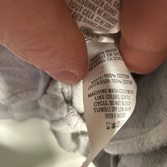 Aerie Grey Checkered Oversized Button Front Flannel Shirt Women's Small - Picture 3 of 5